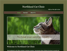 Tablet Screenshot of northlandcatclinic.com